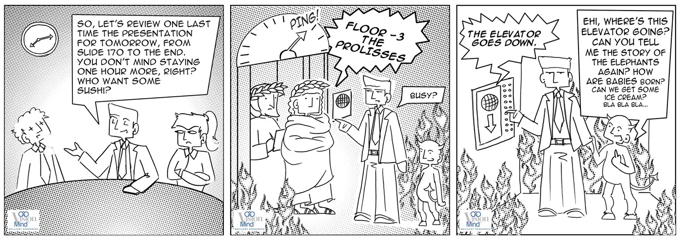 comic The prolisses - Dante Alighieri, Hell