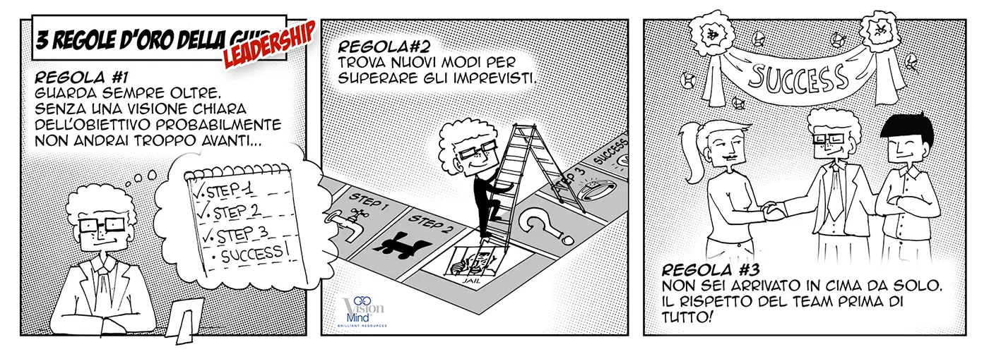 vignetta Le regole della leadership