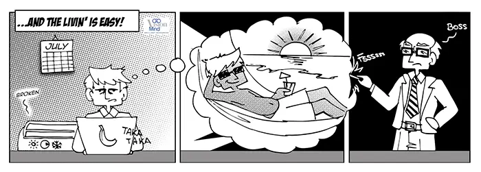 comic ...and the livin' is easy!