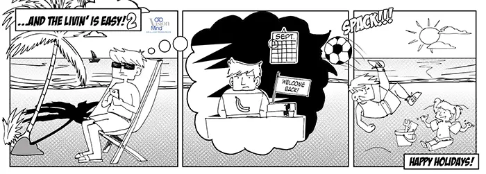 comic ...and the livin' is easy!